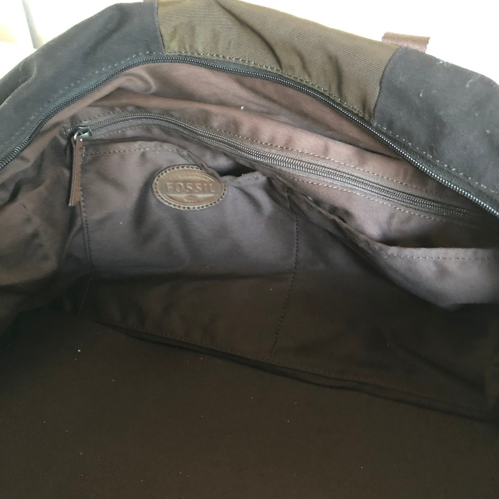 Fossil Canvas Duffle Bag - image 4